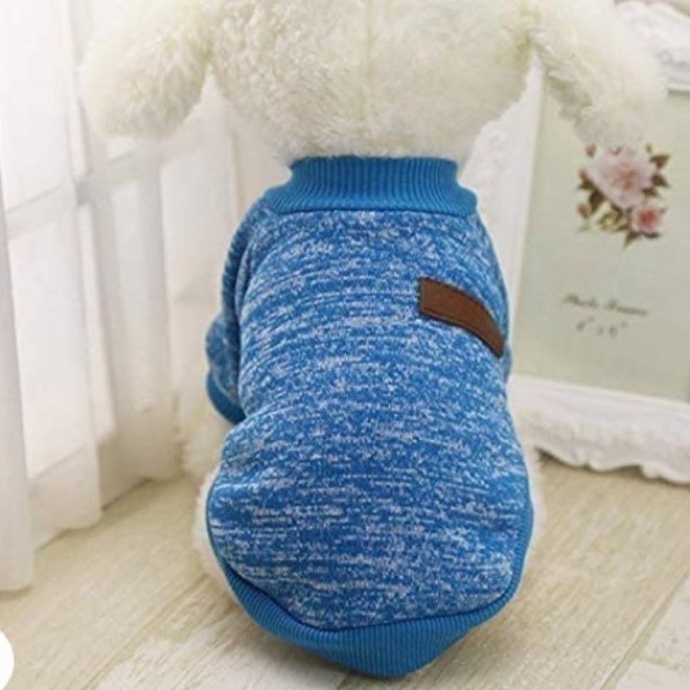 NWOT CLASSIC Heather Teal Blue Fleece for Dog